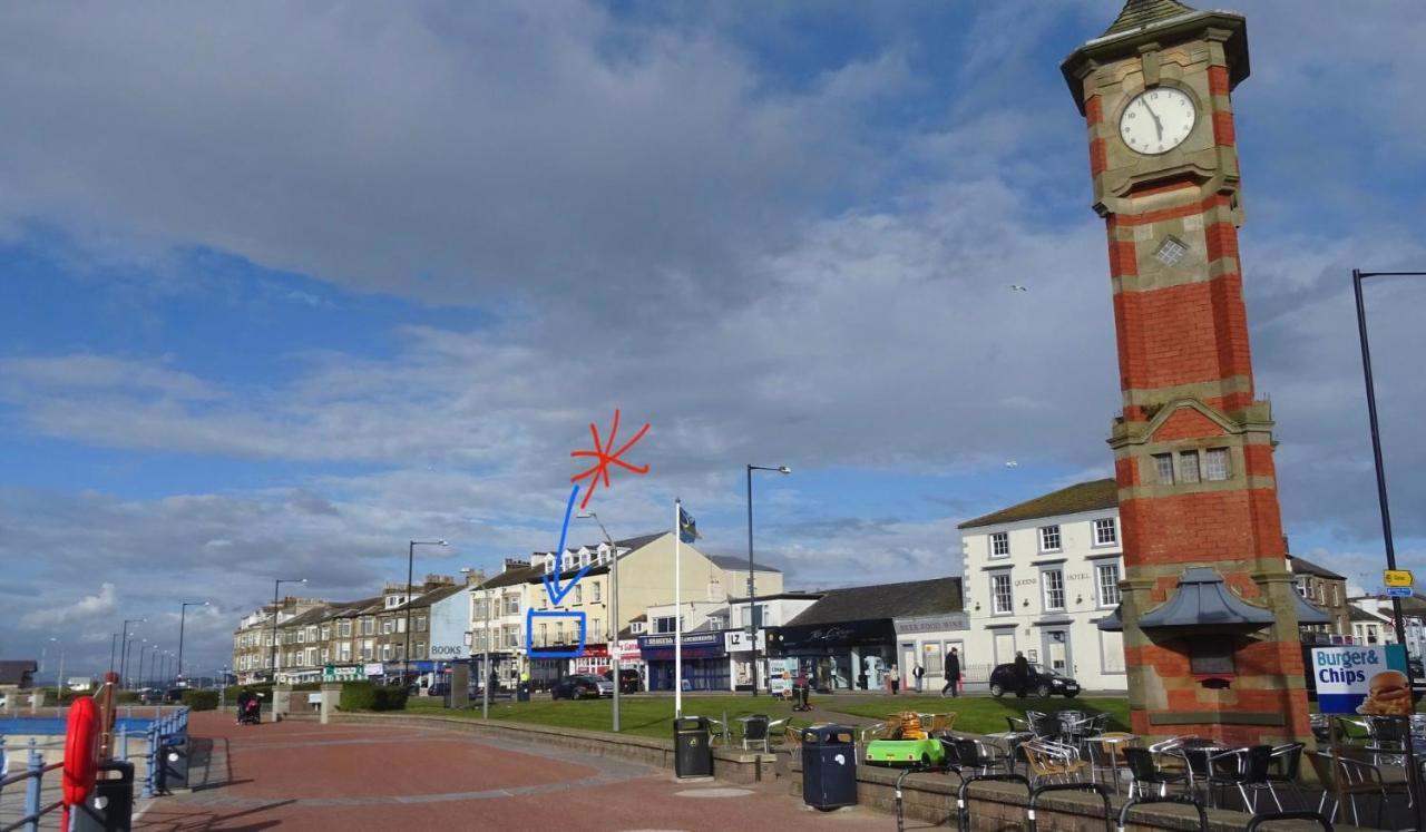 The Croston Balcony Apartment- Morecambe Central Promenade, Beach Front And Sea Views Exterior photo